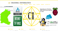 Desktop Screenshot of chandrainformatics.com
